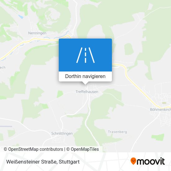 Weißensteiner Straße Karte