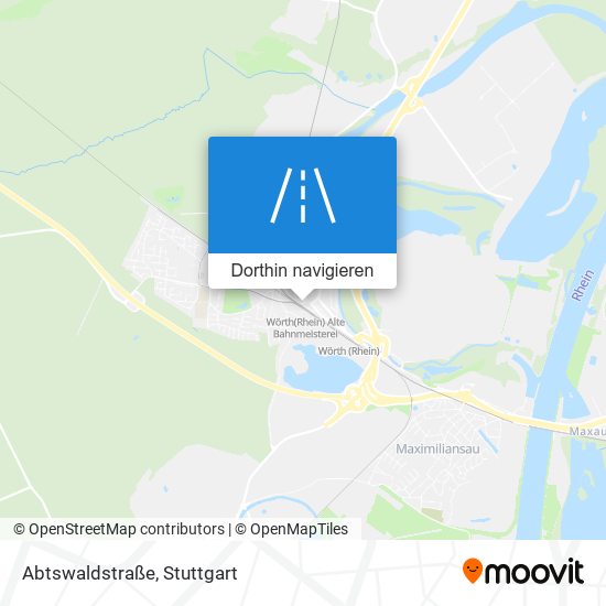 Abtswaldstraße Karte