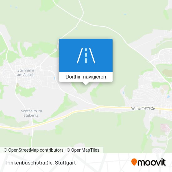 Finkenbuschsträßle Karte