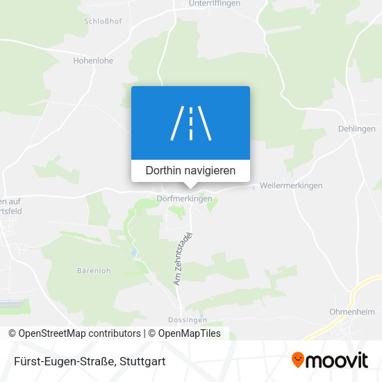 Fürst-Eugen-Straße Karte