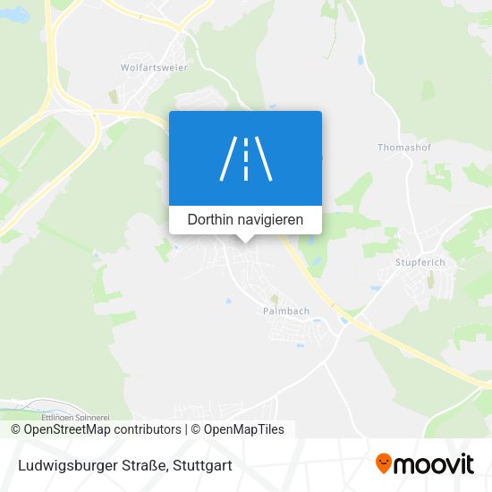 Ludwigsburger Straße Karte