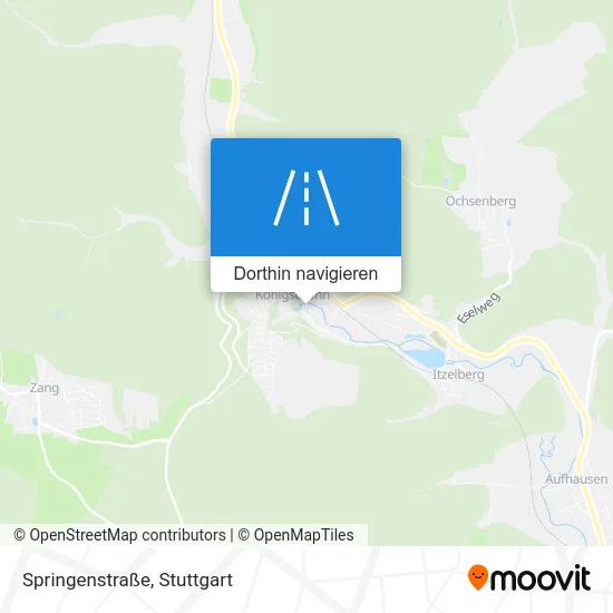 Springenstraße Karte