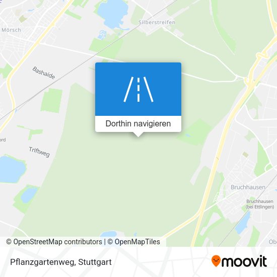 Pflanzgartenweg Karte