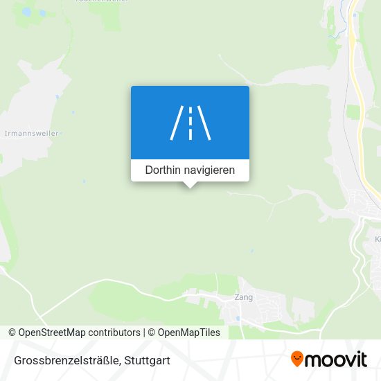Grossbrenzelsträßle Karte