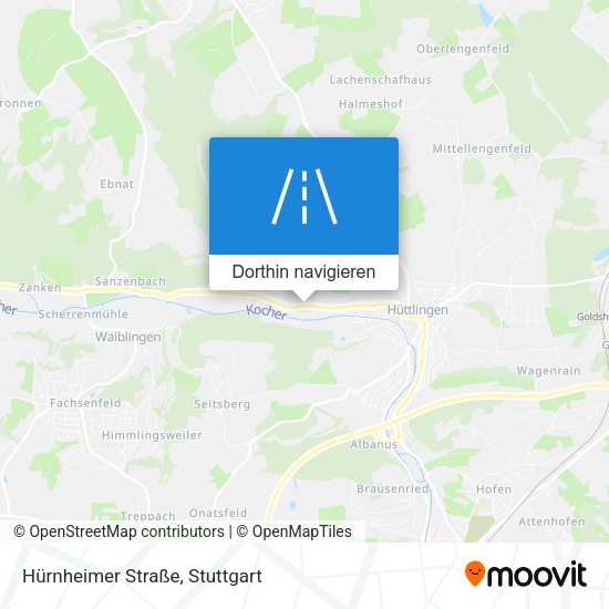Hürnheimer Straße Karte