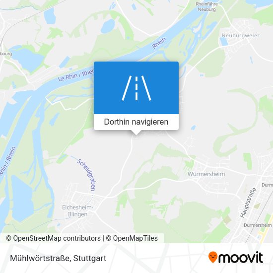 Mühlwörtstraße Karte