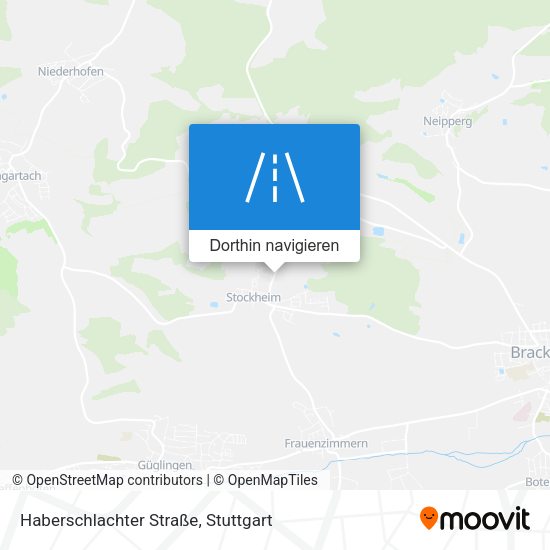 Haberschlachter Straße Karte
