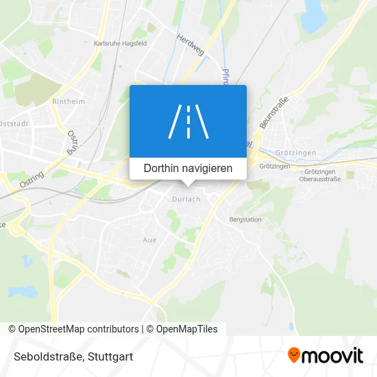 Seboldstraße Karte
