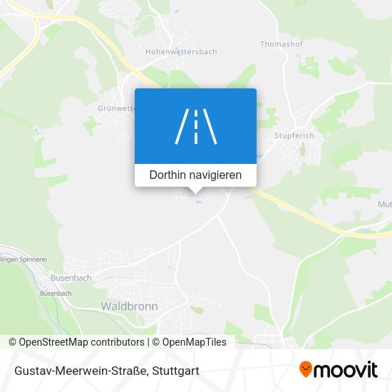 Gustav-Meerwein-Straße Karte