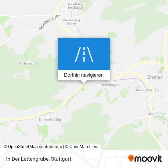 In Der Lettengrube Karte