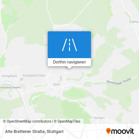 Alte Brettener Straße Karte