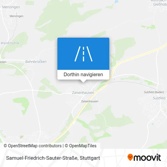 Samuel-Friedrich-Sauter-Straße Karte