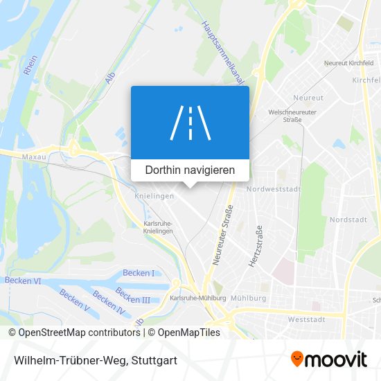 Wilhelm-Trübner-Weg Karte