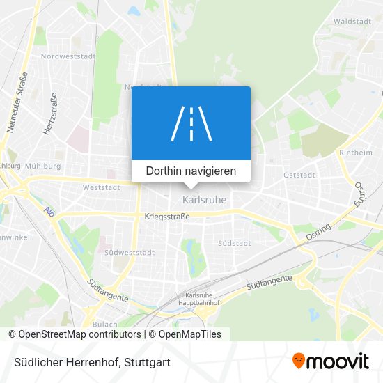Südlicher Herrenhof Karte