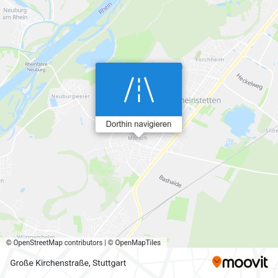 Große Kirchenstraße Karte