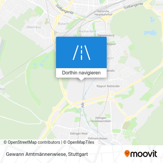 Gewann Amtmännenwiese Karte