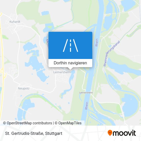 St. Gertrudis-Straße Karte