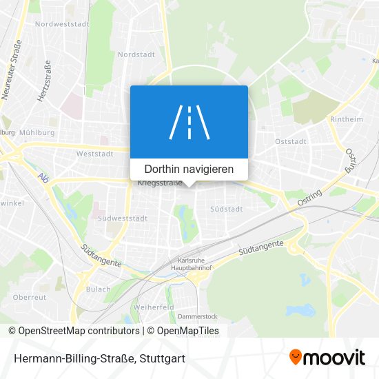 Hermann-Billing-Straße Karte