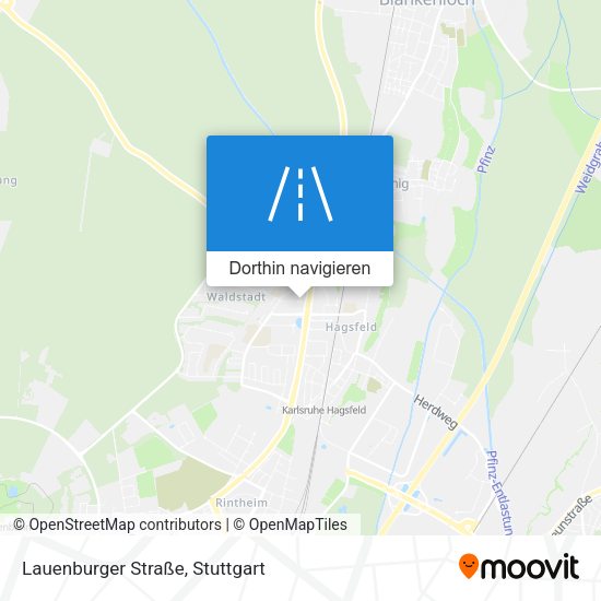 Lauenburger Straße Karte