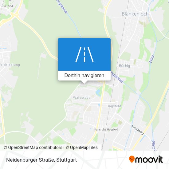 Neidenburger Straße Karte
