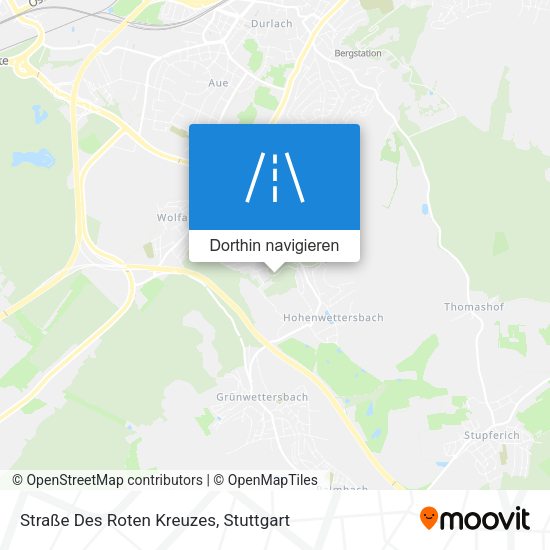 Straße Des Roten Kreuzes Karte