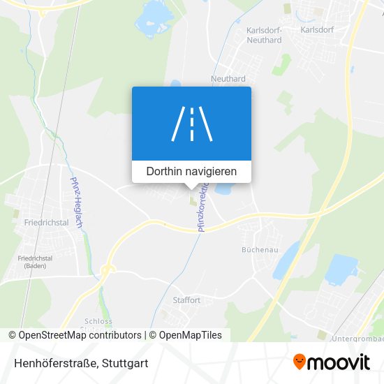 Henhöferstraße Karte