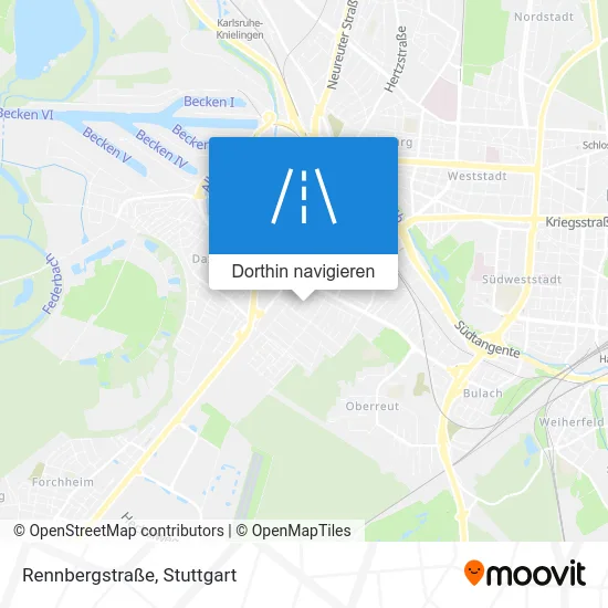 Rennbergstraße Karte