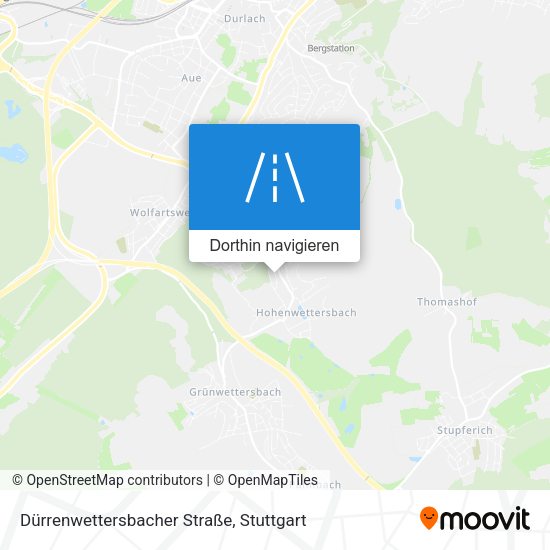 Dürrenwettersbacher Straße Karte