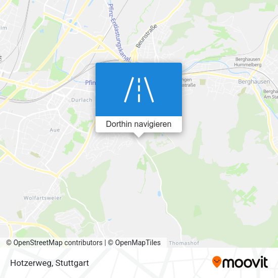 Hotzerweg Karte