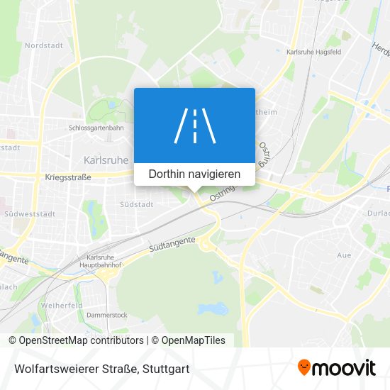 Wolfartsweierer Straße Karte