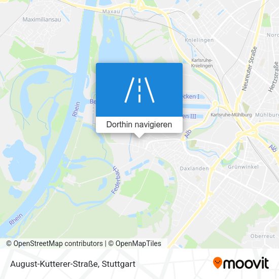 August-Kutterer-Straße Karte