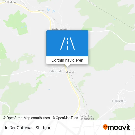 In Der Gottesau Karte