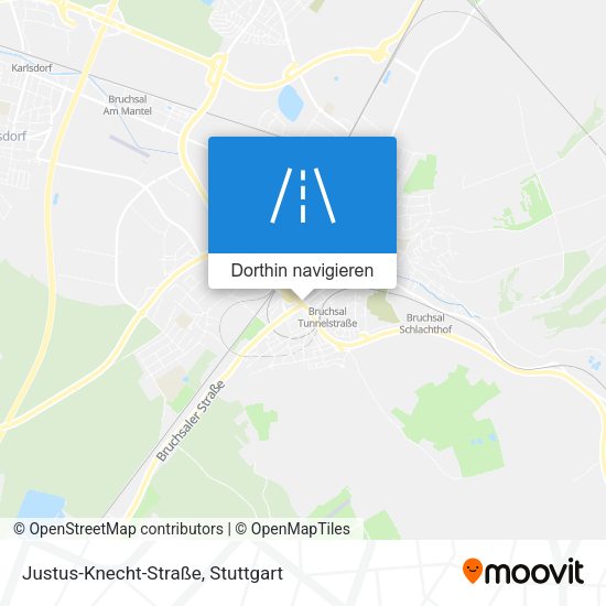Justus-Knecht-Straße Karte