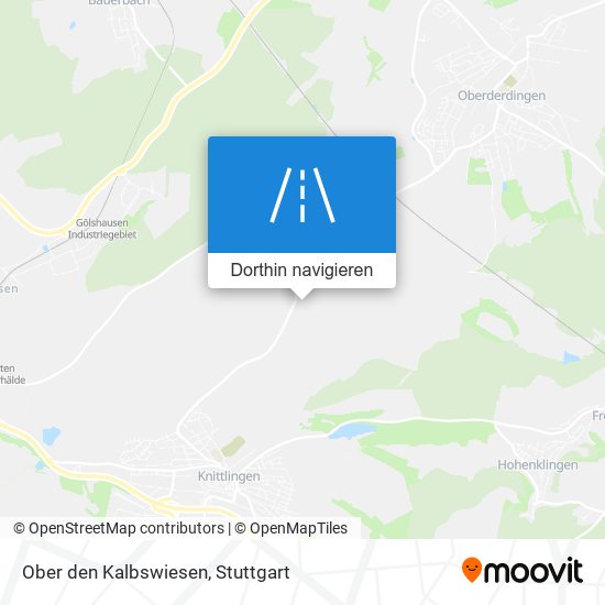 Ober den Kalbswiesen Karte