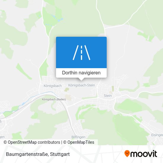 Baumgartenstraße Karte