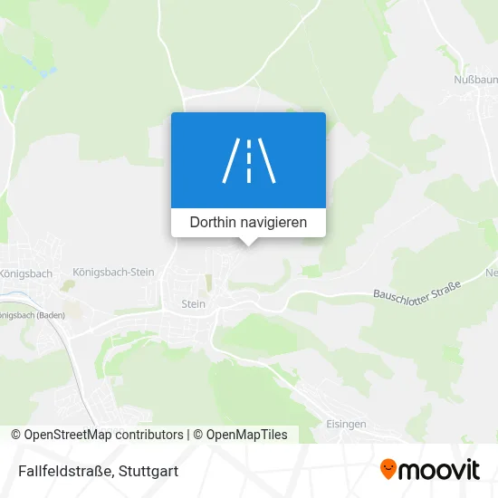 Fallfeldstraße Karte