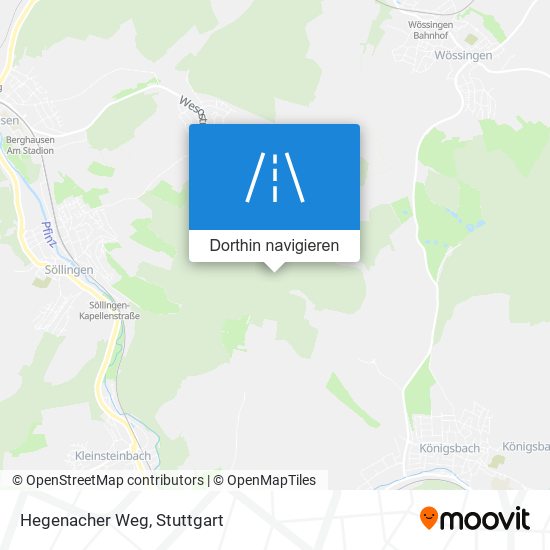 Hegenacher Weg Karte