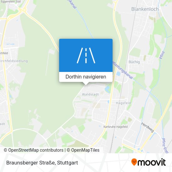Braunsberger Straße Karte