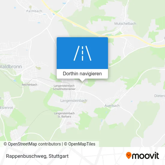 Rappenbuschweg Karte