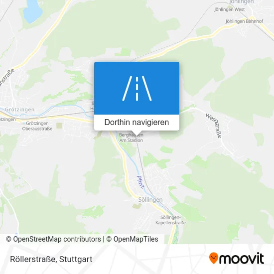 Röllerstraße Karte