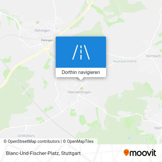 Blanc-Und-Fischer-Platz Karte