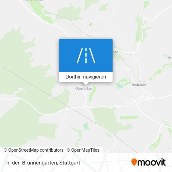 In den Brunnengärten Karte
