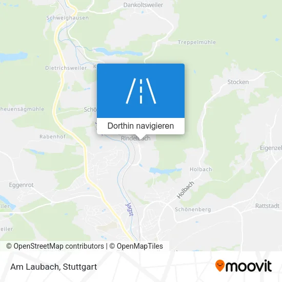 Am Laubach Karte