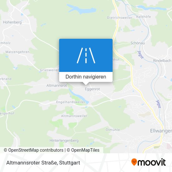 Altmannsroter Straße Karte
