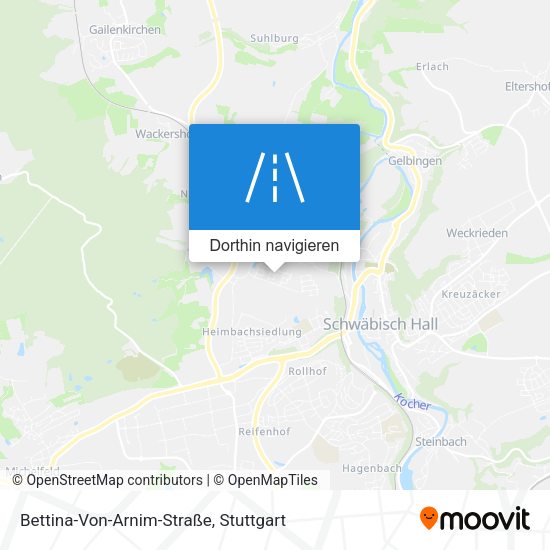 Bettina-Von-Arnim-Straße Karte