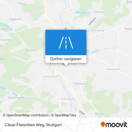 Cäsar-Flaischlen-Weg Karte