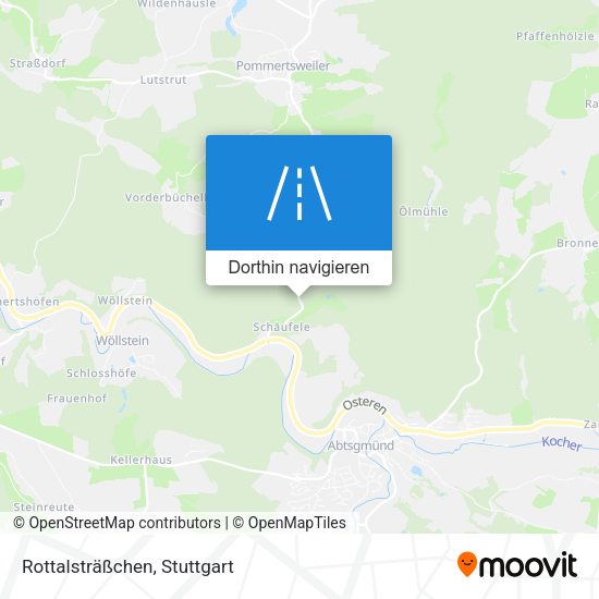 Rottalsträßchen Karte