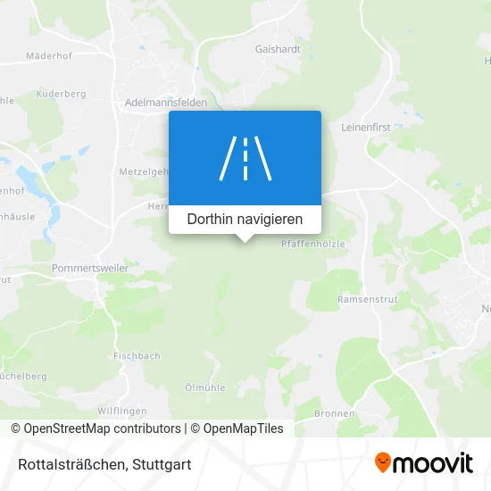 Rottalsträßchen Karte