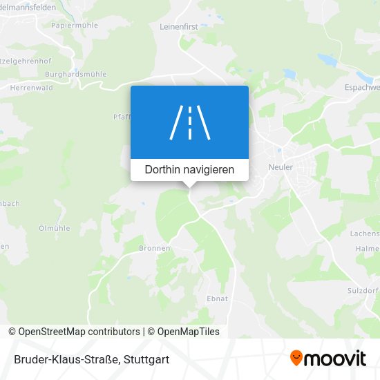 Bruder-Klaus-Straße Karte