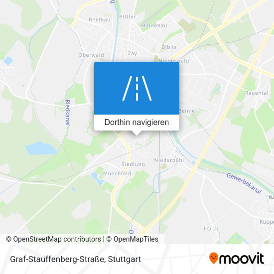Graf-Stauffenberg-Straße Karte